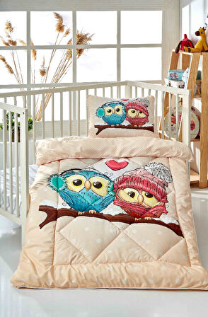 Komfort Home Dijital Baskılı Thermal Kumaş Bebek Yorgan Seti / B8