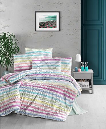 Komfort Home Çift Kişilik Polycotton Nevresim Takımı (Vals)