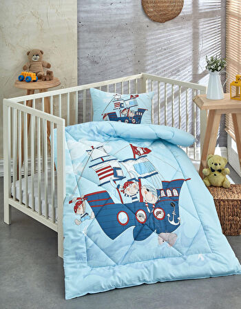 Komfort Home Ranforce Bebek Yorgan Seti %100 Pamuk / V4