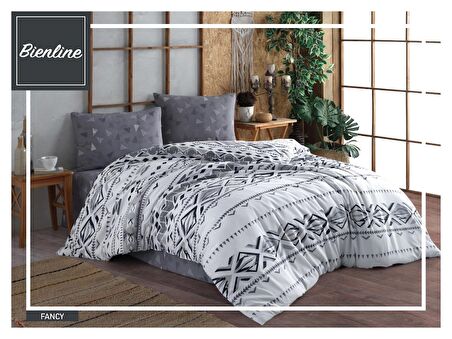 Komfort Home Çift Kişilik Ranforce Nevresim Takımı / Fancy