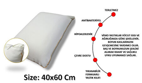 Komfort Home 40x60 Cm Boyun Destekli Ortopedik Visco Yastık