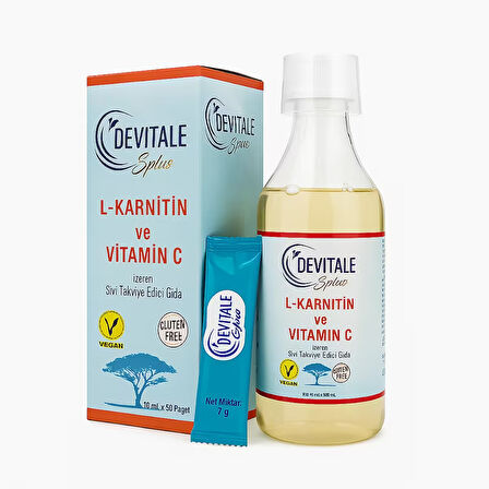 Devitale Splus 500 Ml Solüsyon - Devitale 💧 Splus | C Vitamini, L-karnitin Ve Akasya Gamı Içeren Sıvı Lif Takviyesi