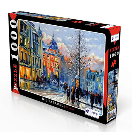 Kış Tablosu 1000 Parça Puzzle 