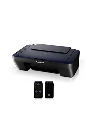 Canon Pixma E414 Fotokopi + Tarayıcı Renkli Çok Fonksiyonlu Mürekkep Püskürtmeli Yazıcı + Fotoğraf Kağıdı