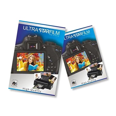 Ultra Starfilm A4 Çift Taraflı Parlak Kuşe Kağıt 300 Gr 50 Adet