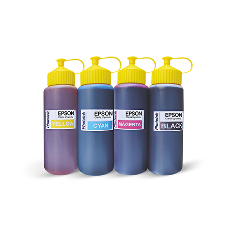 EPSON  EcoTank L200 için 4renk 500ML Photoink Mürekkep