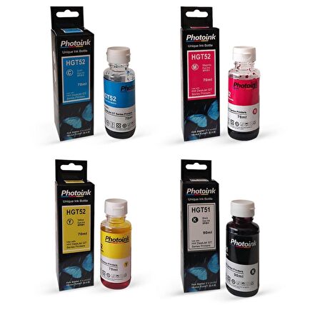Hp Color Copier 150 4 Renk 1 Takım Photoink Mürekkep