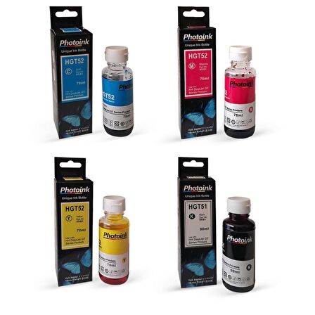 HP PSC 1315 4 Renk 1 Takım Photoink Mürekkep