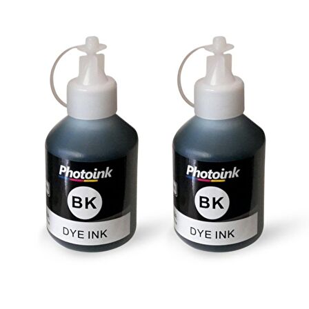 Brother J220 için 2 Adet Siyah Photoink Mürekkep
