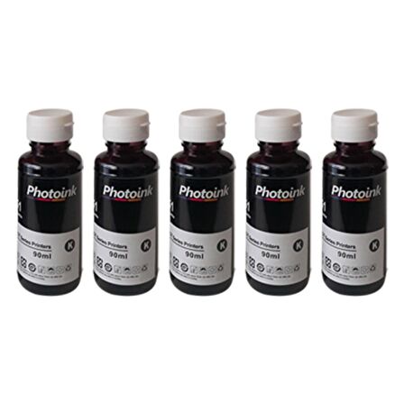 HP DeskJet 2620 5 Adet Siyah Photoink Mürekkep