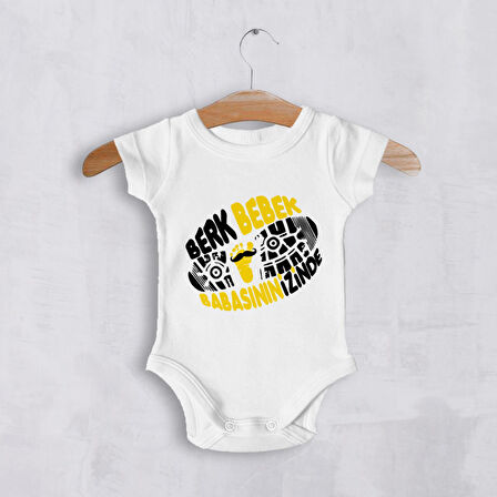 Kişiye Özel Babasının İzinde Tasarımlı Bebek Zıbın - 1