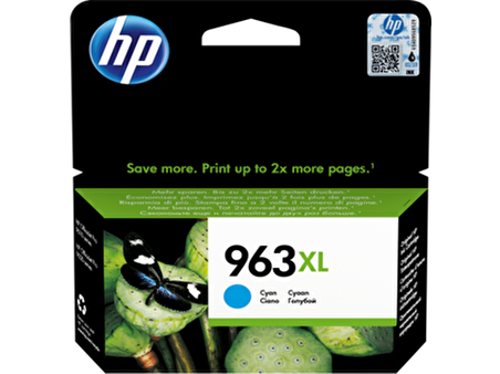 HP 963XL 3JA27AE Mavi Orjinal Kartuş Yüksek Kapasite OfficeJet Pro 9010, 9020 Serisi