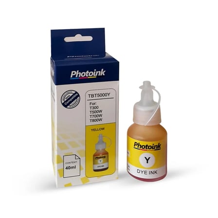 Brother BT-5000Y Uyumlu Photoink Plus Sarı Mürekkep 40 ml