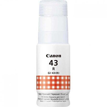 Canon GI-43/4716C001 Kırmızı-Red Orjinal Mürekkep