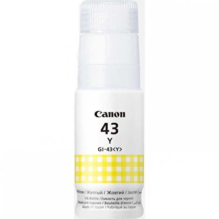 Canon GI-43/4689C001 Sarı Orjinal Mürekkep