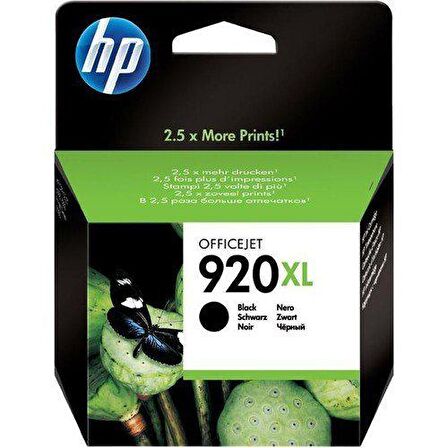 Hp 920Xl Siyah Orjinal Kartuş