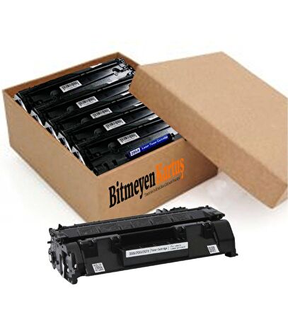 1 KOLİ (TOPTAN 10 ADET) HP CE505A/280A Muadil Toner 05A HP P2030 P2035 P2050 P2055 Pro 400 M401 MFP 