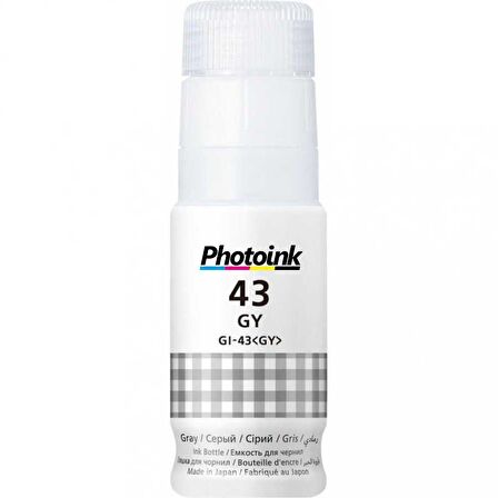 Canon GI-43GY Photoink Grey Şişe Mürekkep G540-G640