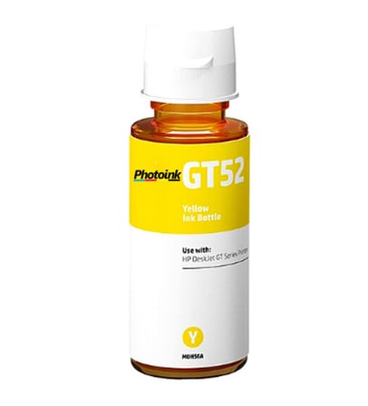 HP GT52 M0H56AE Uyumlu Photoink Plus Sarı Mürekkep