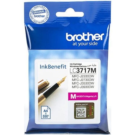 Brother LC3717M Kırmızı Orijinal Mürekkep Kartuşu 550 Sayfa