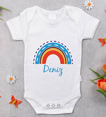 BK Kids İsimli Bebek Body Zıbın - Model 1