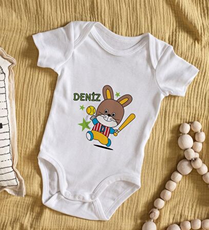 BK Kids İsimli Bebek Body Zıbın - Model 12