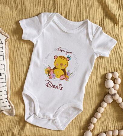 BK Kids İsimli Bebek Body Zıbın - Model 15