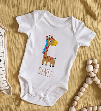 BK Kids İsimli Bebek Body Zıbın - Model 17