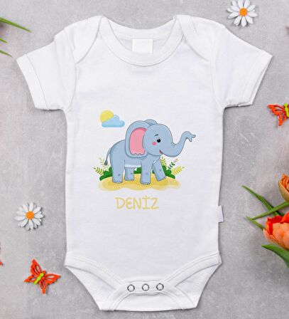 BK Kids İsimli Bebek Body Zıbın - Model 19