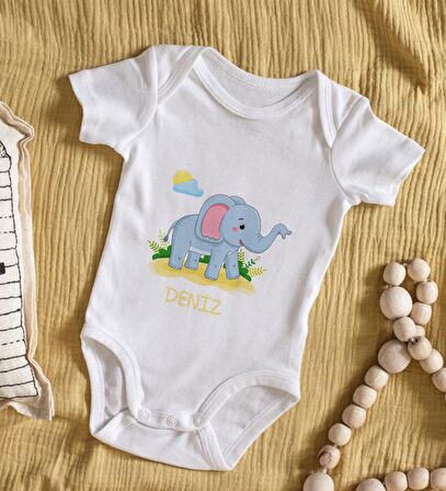BK Kids İsimli Bebek Body Zıbın - Model 19