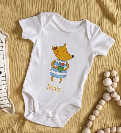 BK Kids İsimli Bebek Body Zıbın - Model 21