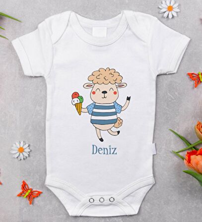 BK Kids İsimli Bebek Body Zıbın - Model 22