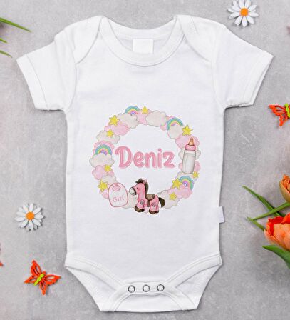 BK Kids İsimli Bebek Body Zıbın - Model 24