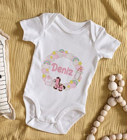 BK Kids İsimli Bebek Body Zıbın - Model 24