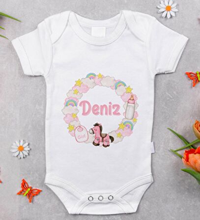 BK Kids İsimli Bebek Body Zıbın - Model 24