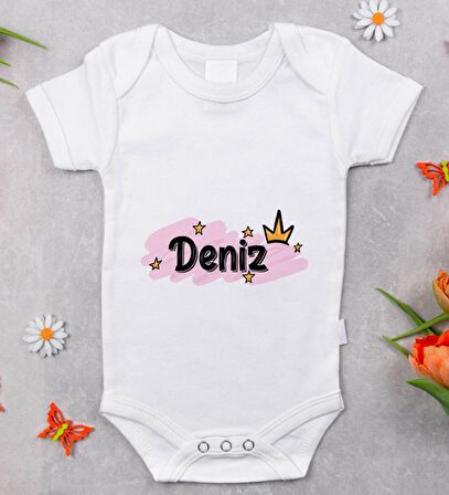 BK Kids İsimli Bebek Body Zıbın - Model 30