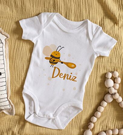 BK Kids İsimli Bebek Body Zıbın - Model 35