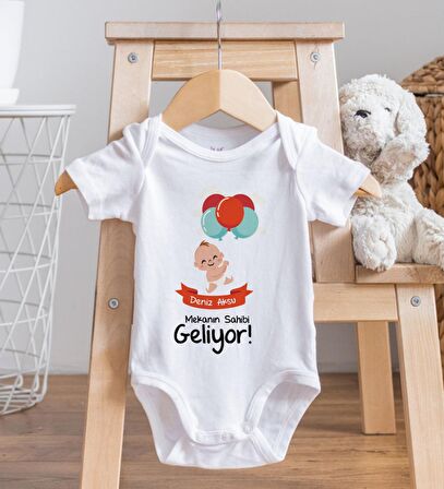 BK Kids İsimli Mekanın Sahibi Geliyor Tasarımlı Bebek Body Zıbın - Model 1