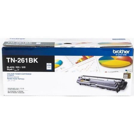 BROTHER TN-261BK Orijinal Siyah Toner (2500 Sayfa)