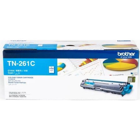 BROTHER TN-261C Orijinal Mavi Toner (1400 Sayfa)