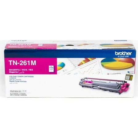 BROTHER TN-261M Orijinal Kırmızı Toner (1400 Sayfa)