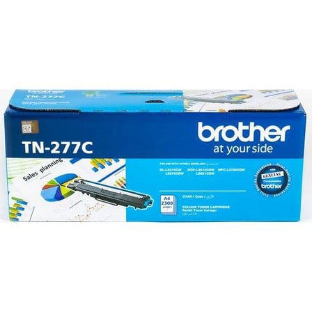 BROTHER TN-277C Orijinal Mavi Toner (2300 Sayfa)