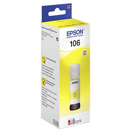 Epson 106-C13T00R440 Orijinal Sarı Mürekkep