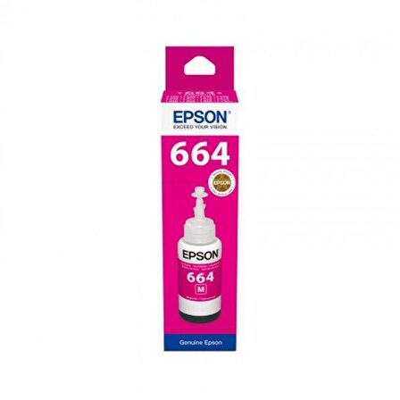 Epson T6643 Orijinal Kırmızı/Magenta Şişe Mürekkep Kartuş - 70 ml (C13T66434A)
