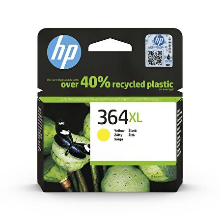 Orijinal HP 364 XL Mürekkep Kartuşu Sarı CB325EE
