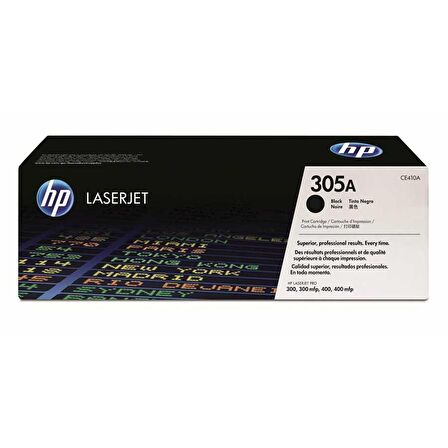 HP 305A-CE410A Siyah Orijinal Toner