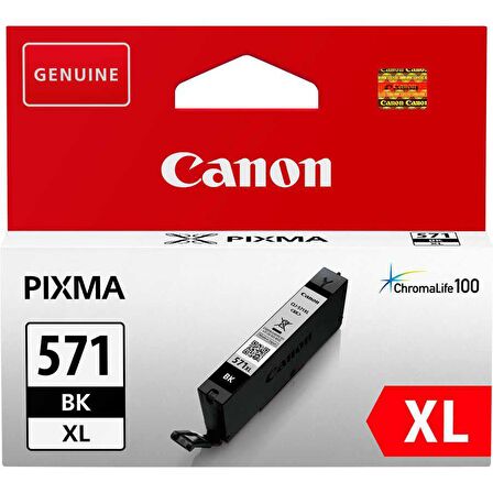 Canon CLI-571BK XL Siyah Yüksek Kapasiteli Orijinal Mürekkep Kartuş 0331C001AA