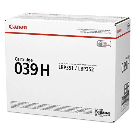 Canon CRG-039H BK Orijinal Siyah Toner Kartuşu 0288C001AA