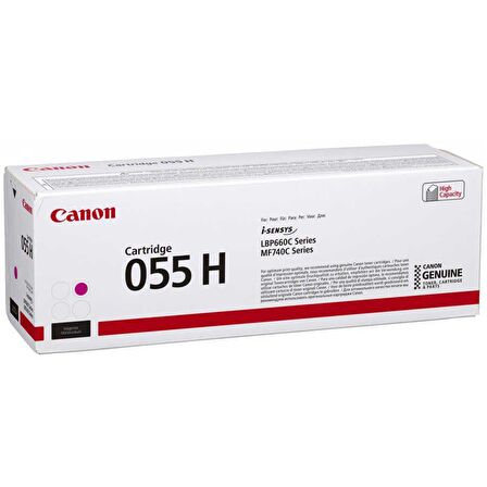 Canon CRG-055H/3018C002 Kırmızı Orijinal Toner Yüksek Kapasiteli