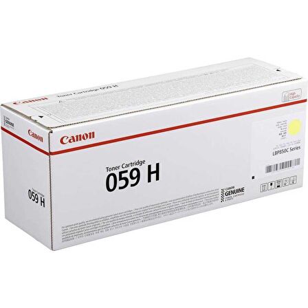 Canon CRG-059H/3624C001 Sarı Orijinal Toner